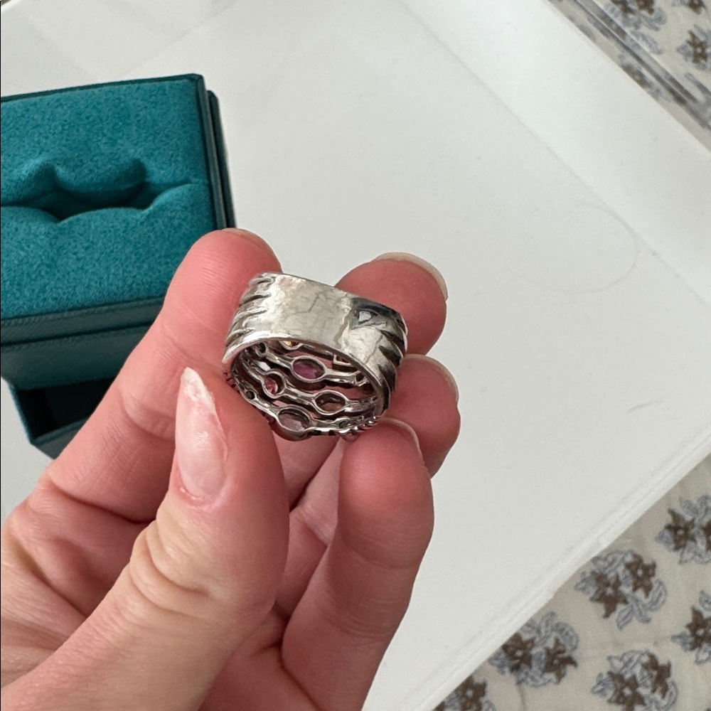 Effy Multi-Stone Silver Ring - image 4